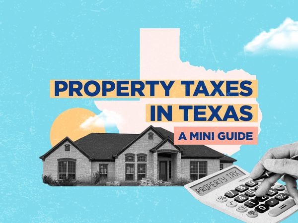 Calculating property taxes in Texas against a house
