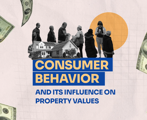 A group of people to indicate different types of consumers as property buyers